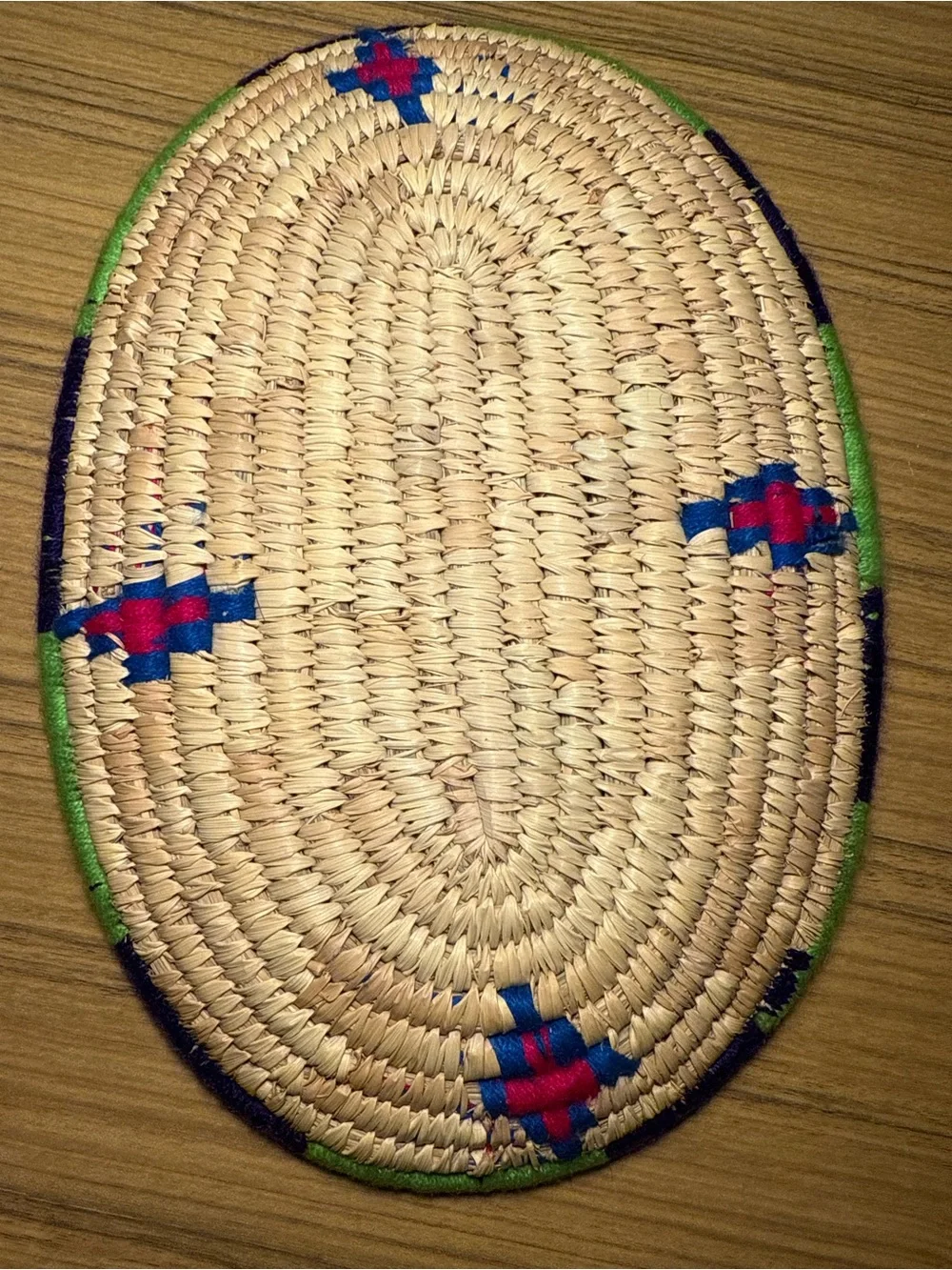 African coiled basket
